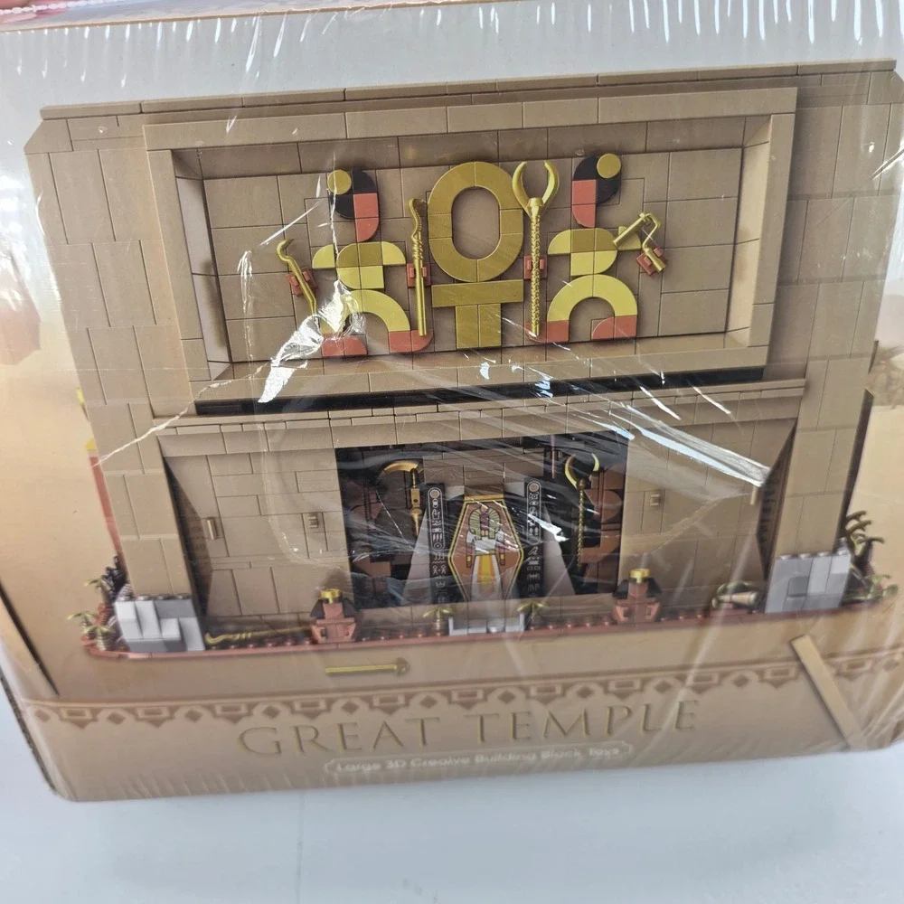 TOKMOC Great Temple 66049 Ancient Egypt 3D Building Block Set 2568‎ PCS New